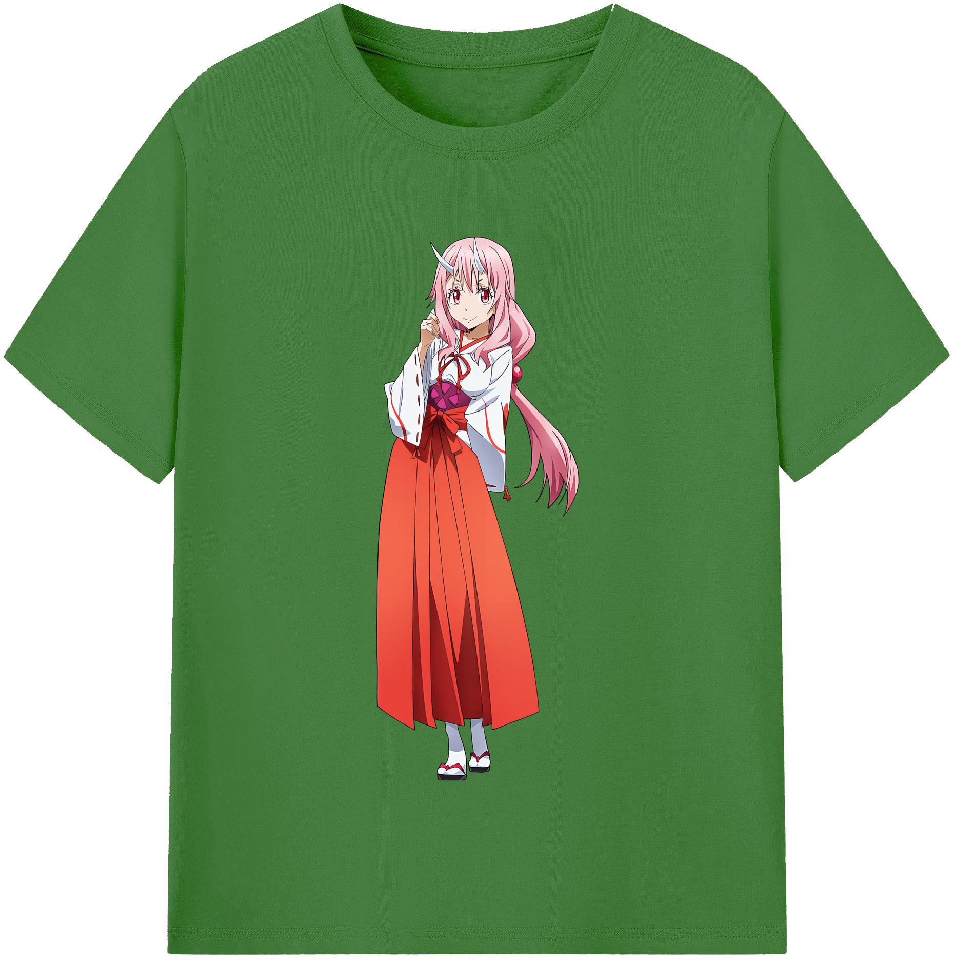 （画像用） 転スラ Regarding Reincarnated to Slime レディースカジュアルプリントTシャツ（綿100％）
